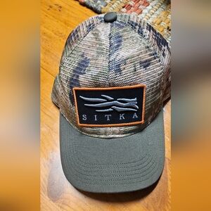 Sitka Camo and Olive Men's Hat